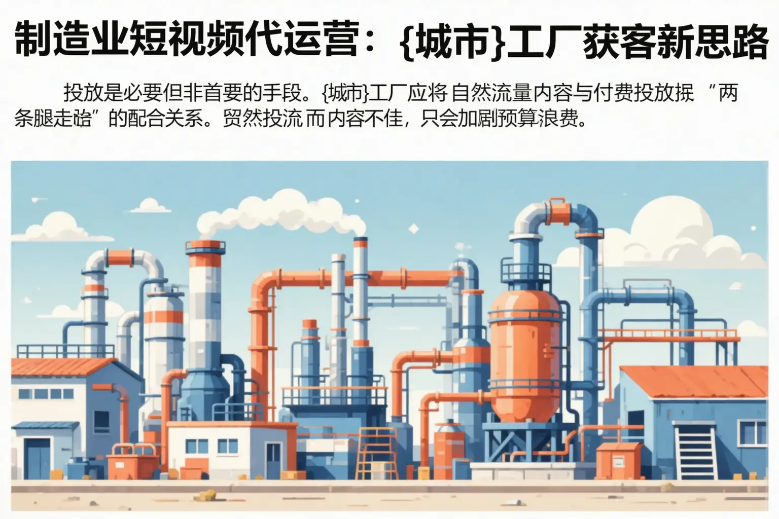 制造业短视频代运营：保亭工厂获客新思路