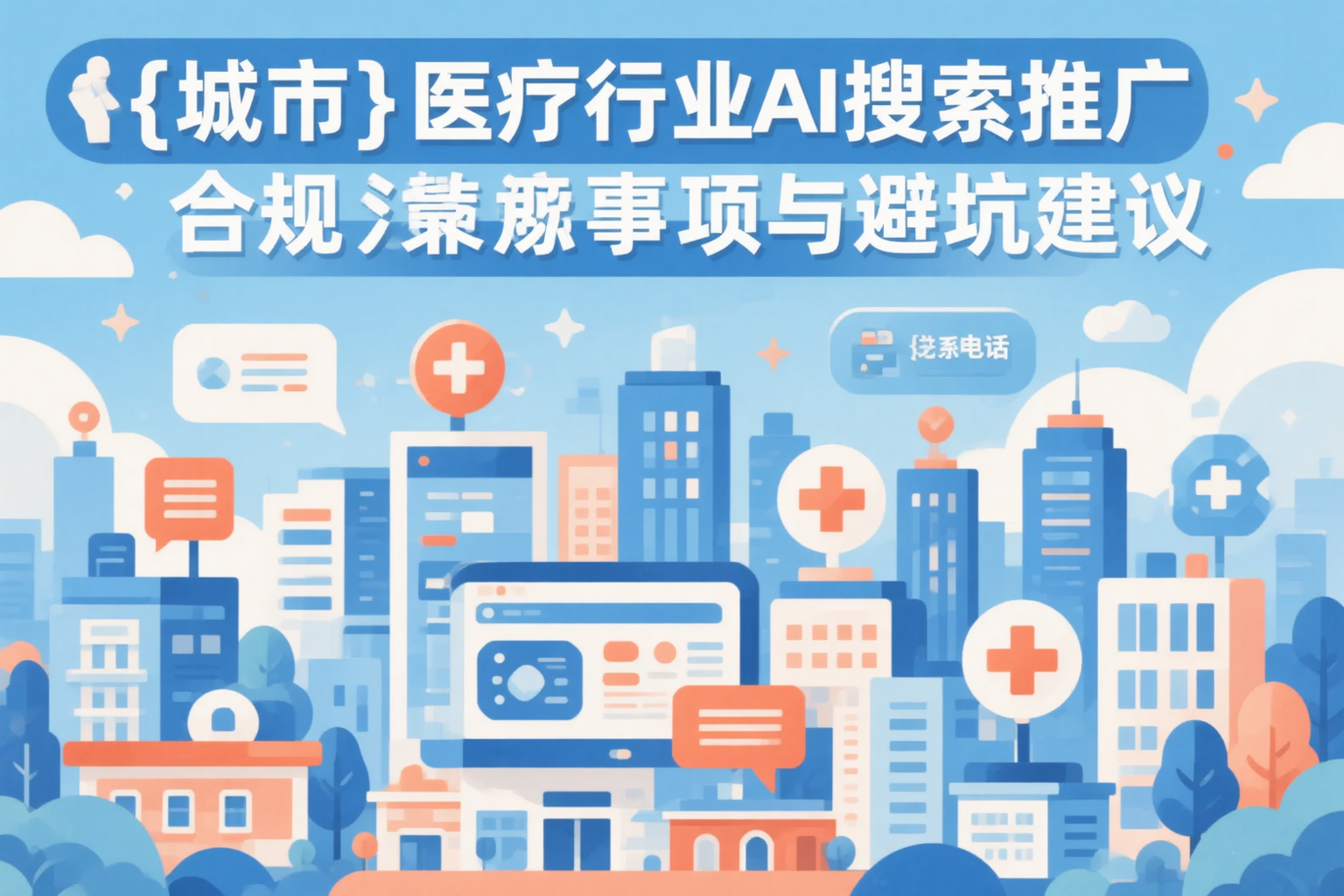 保亭医疗行业AI搜索推广合规注意事项与避坑建议