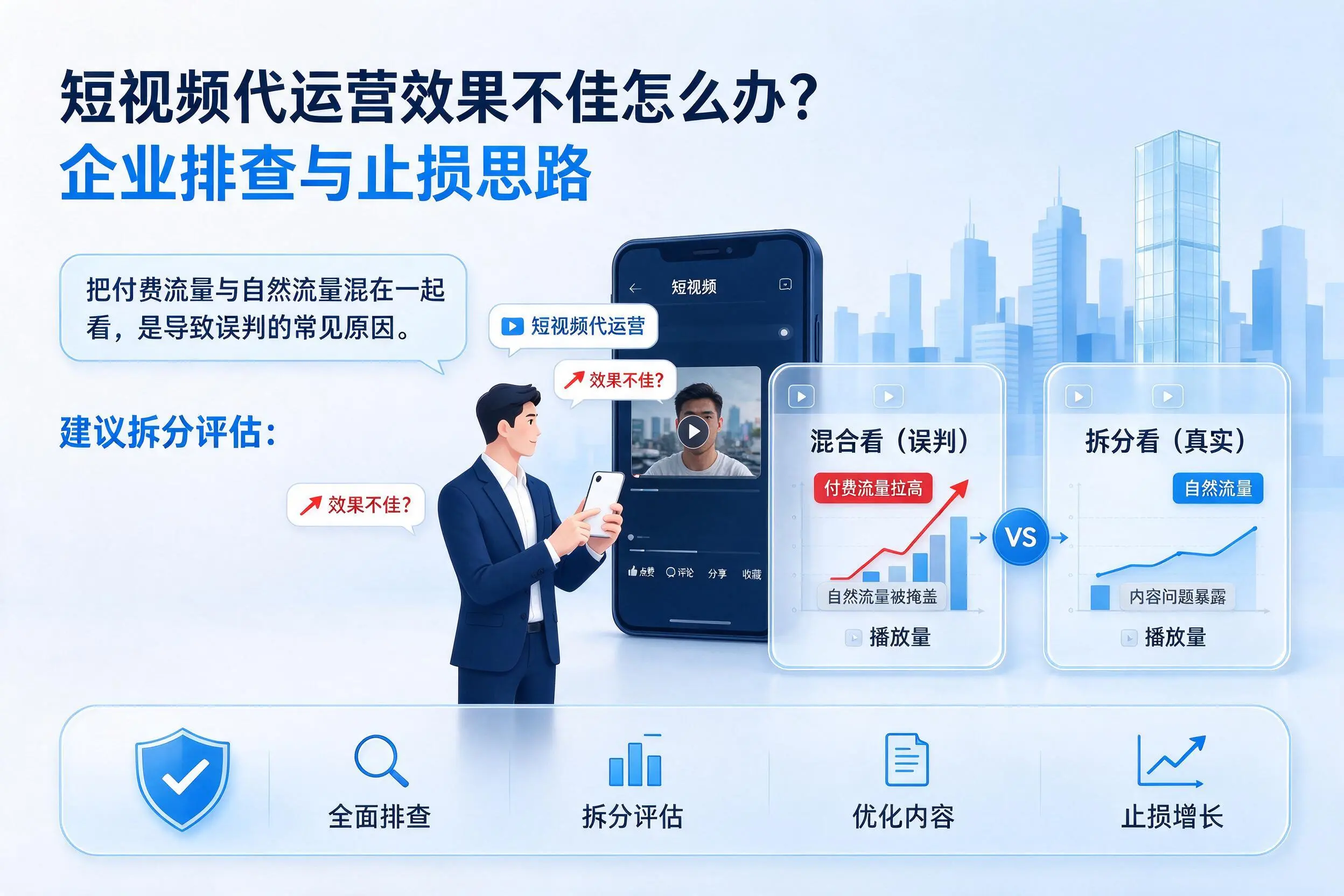短视频代运营效果不佳怎么办？保亭企业排查与止损思路