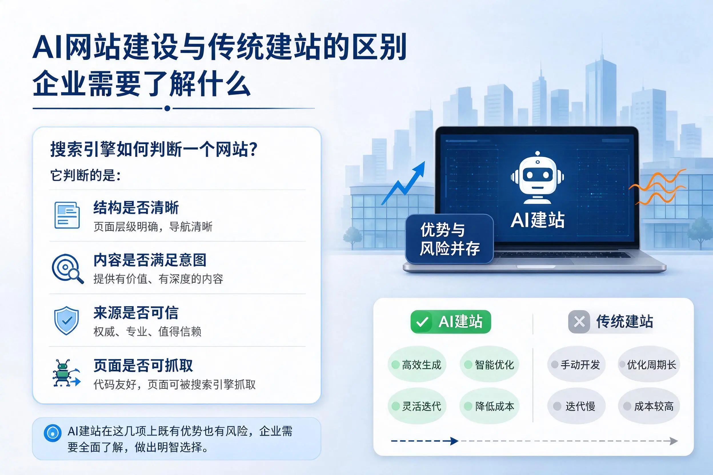 AI网站建设与传统建站的区别，保亭企业需要了解什么