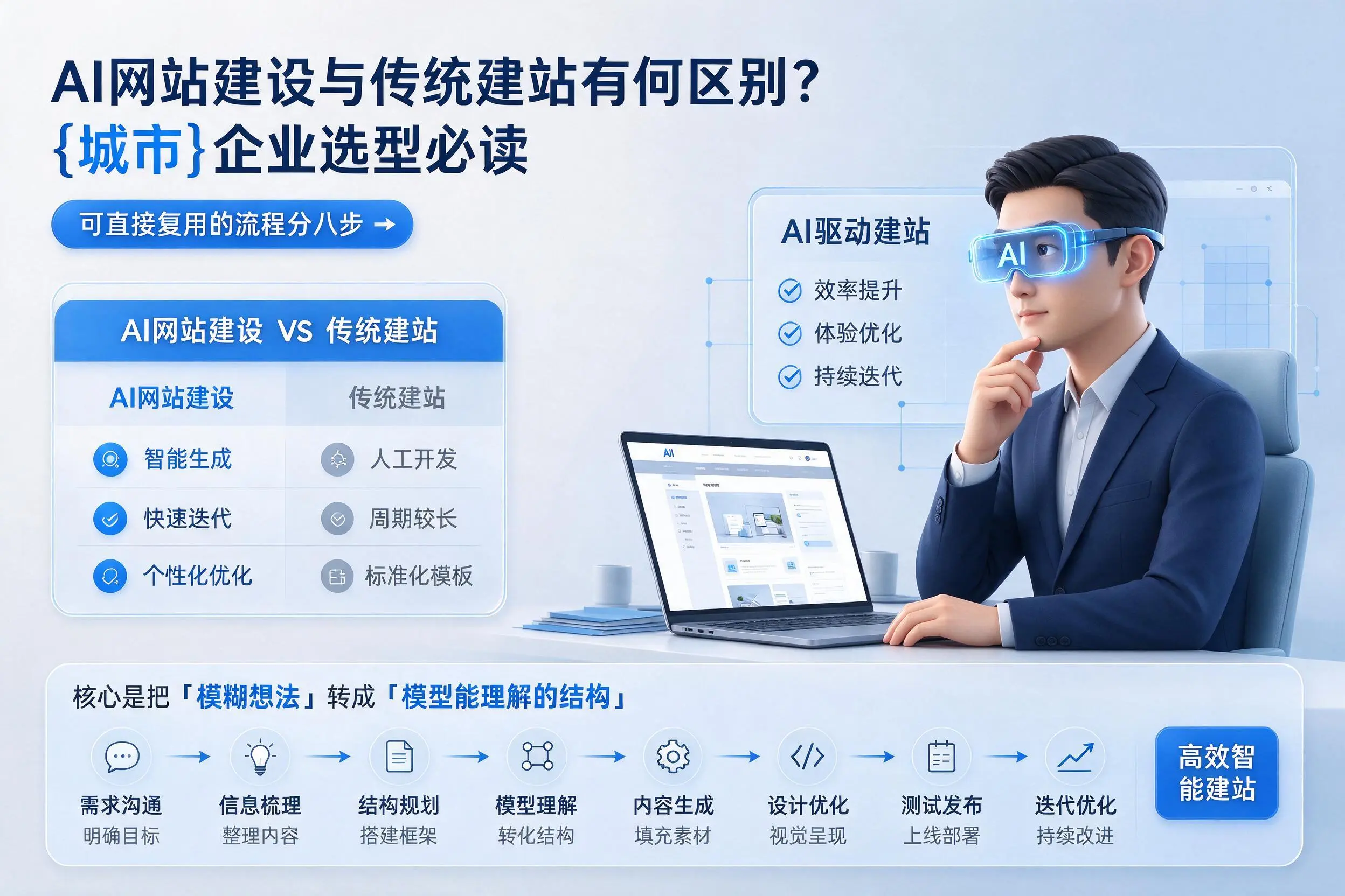 AI网站建设与传统建站有何区别？保亭企业选型必读