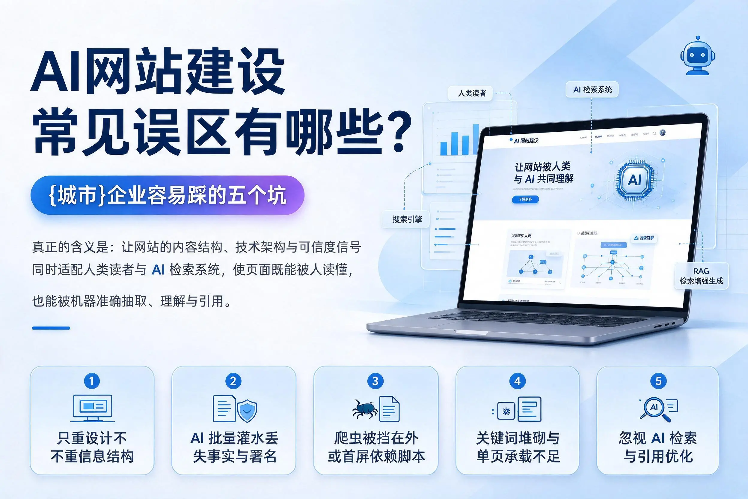 AI网站建设常见误区有哪些？保亭企业容易踩的五个坑