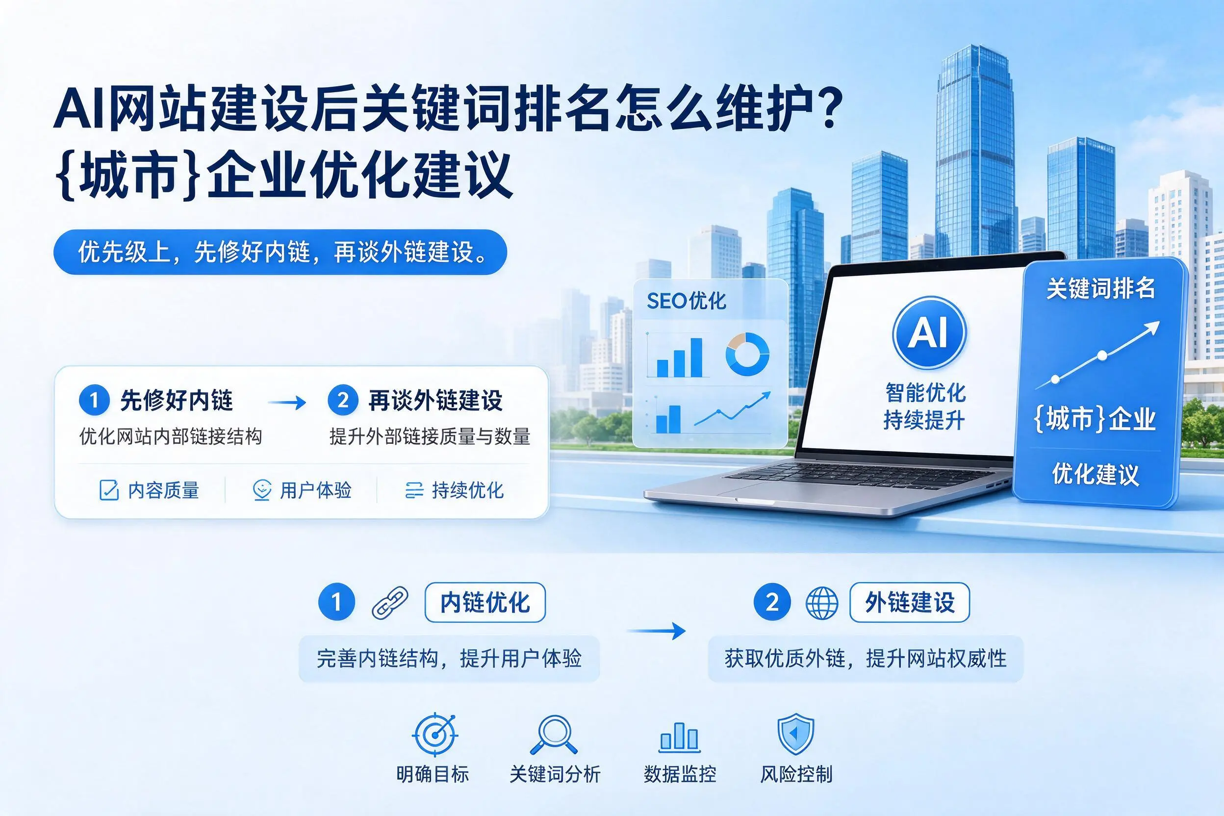 AI网站建设后关键词排名怎么维护?保亭企业优化建议