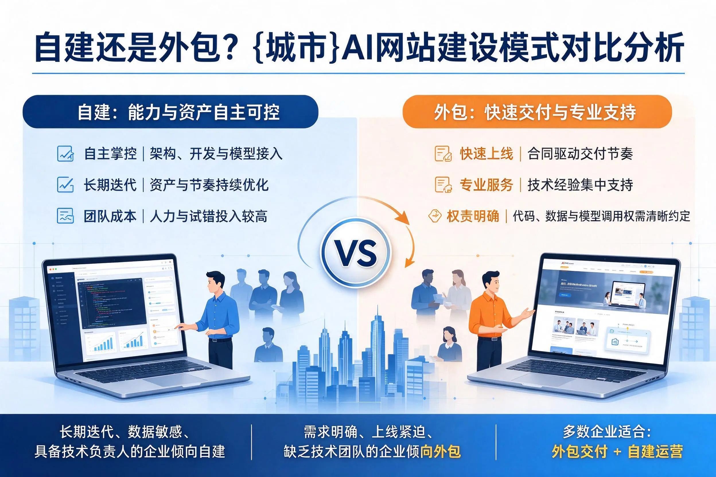 自建还是外包？保亭AI网站建设模式对比分析