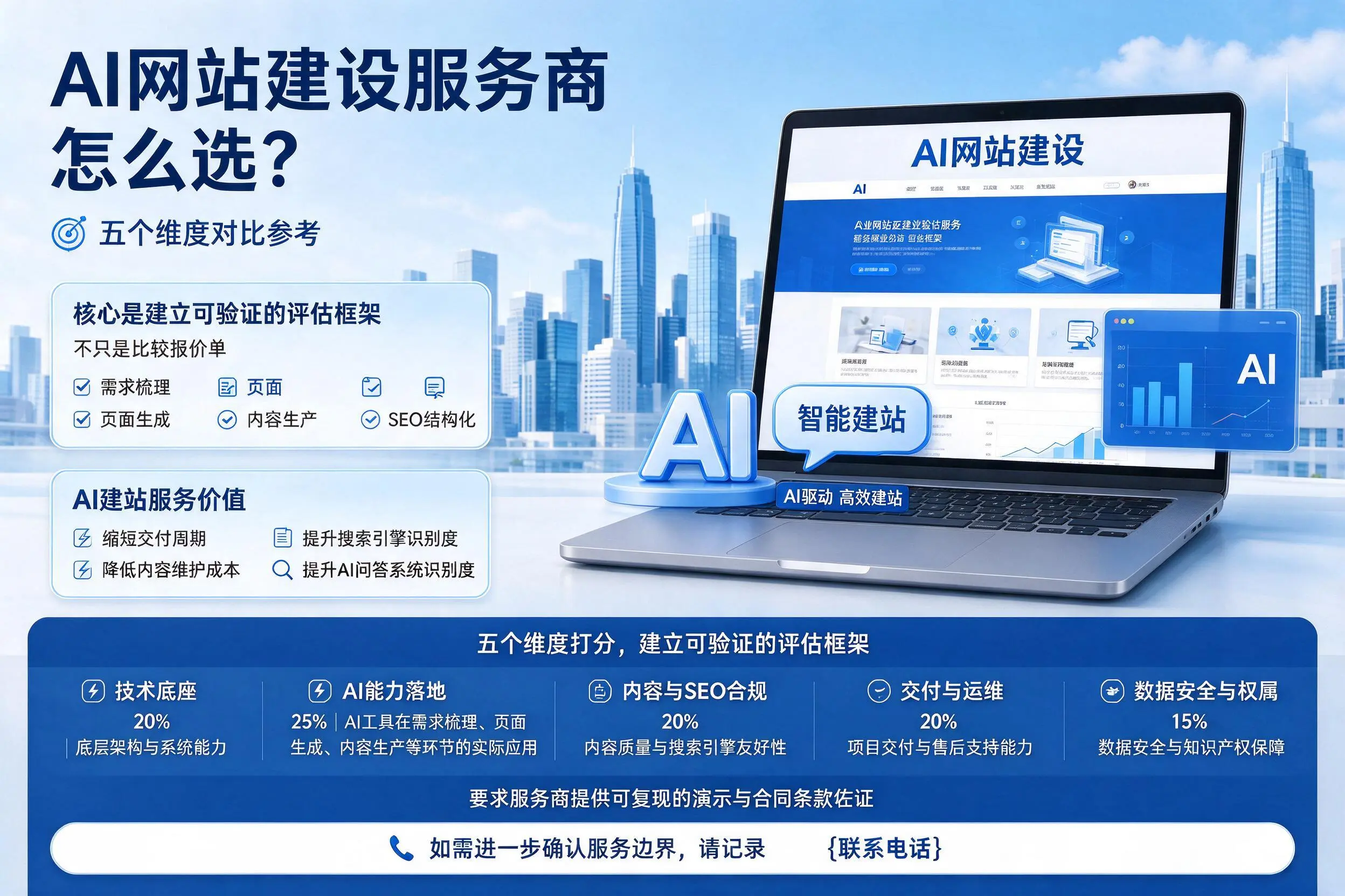 保亭AI网站建设服务商怎么选？五个维度对比参考