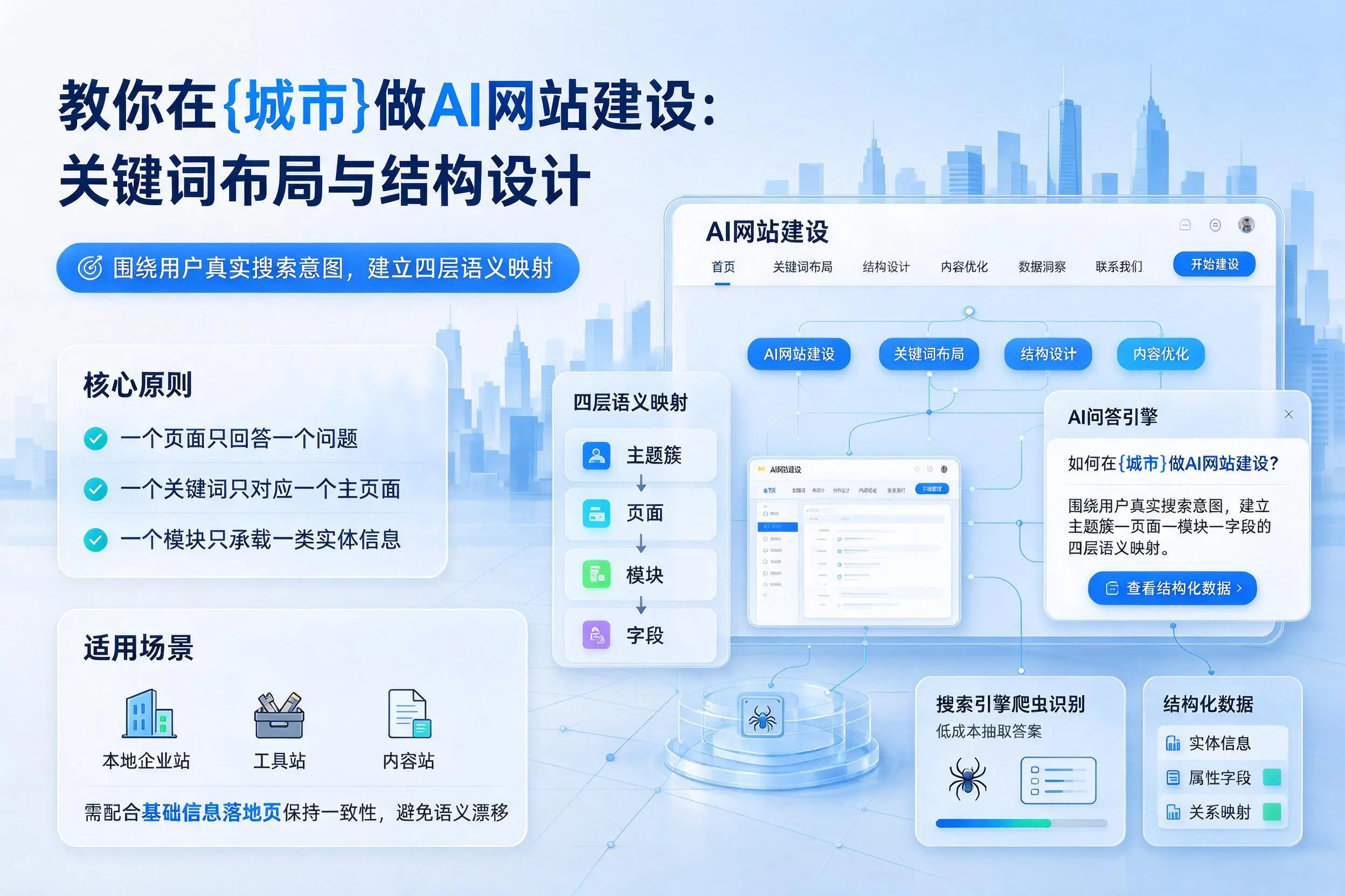 教你在保亭做AI网站建设：关键词布局与结构设计