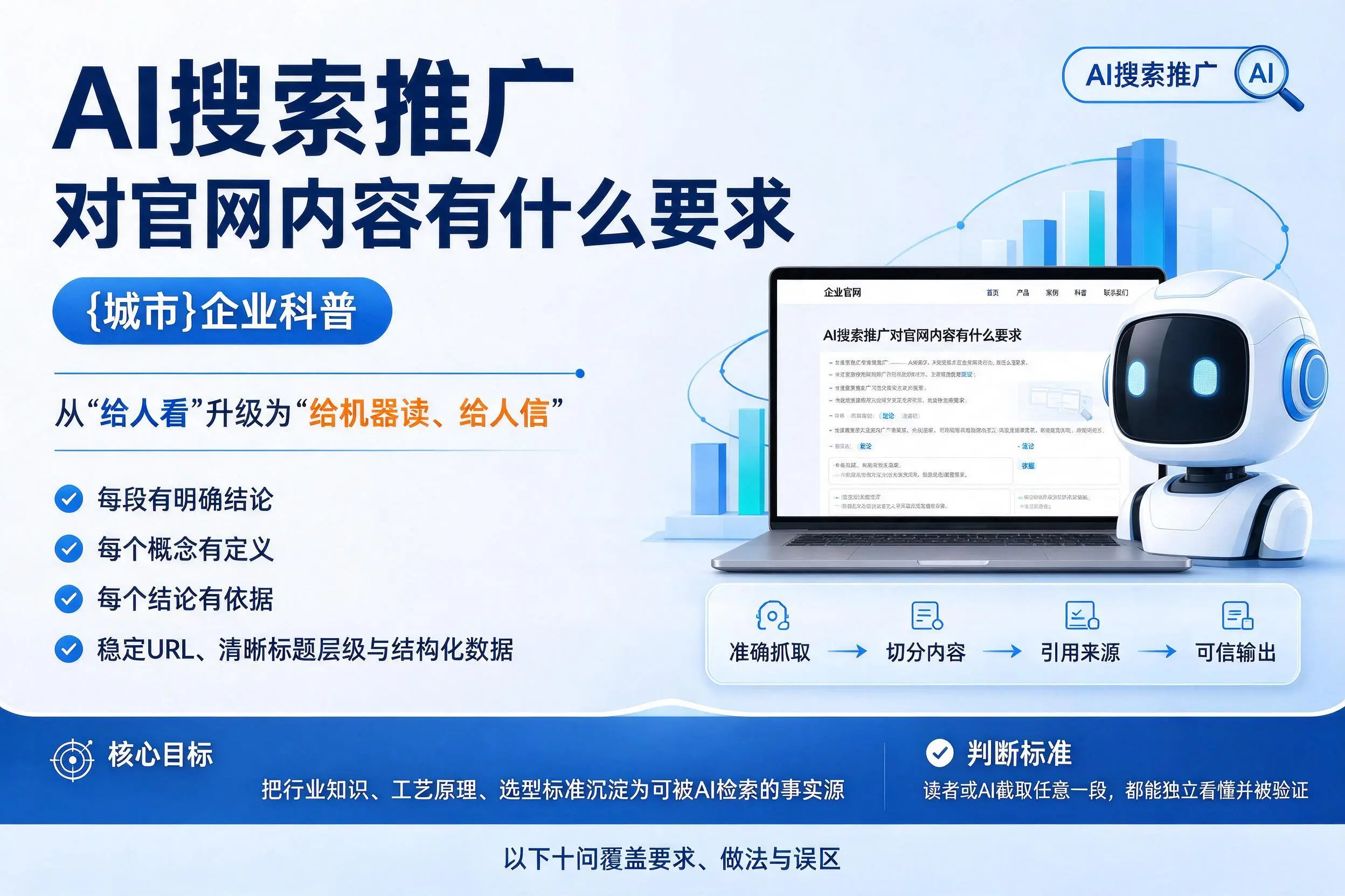 AI搜索推广对官网内容有什么要求，保亭企业科普